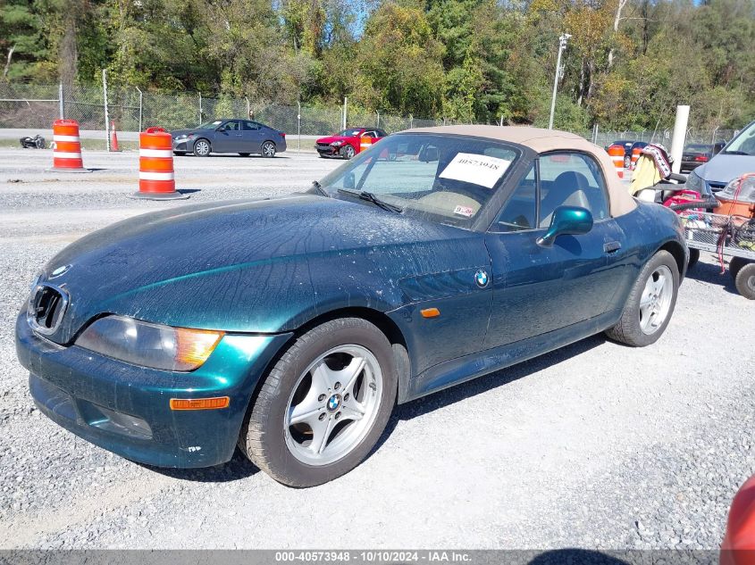 1997 BMW Z3 1.9L VIN: 4USCH7328VLE01519 Lot: 40573948