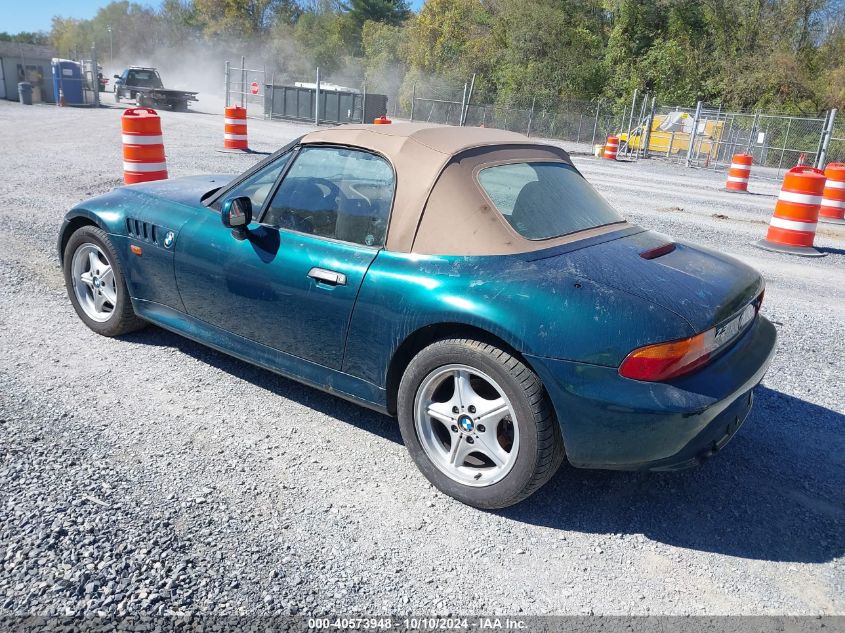 1997 BMW Z3 1.9L VIN: 4USCH7328VLE01519 Lot: 40573948