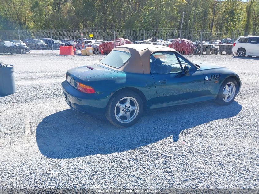 1997 BMW Z3 1.9L VIN: 4USCH7328VLE01519 Lot: 40573948