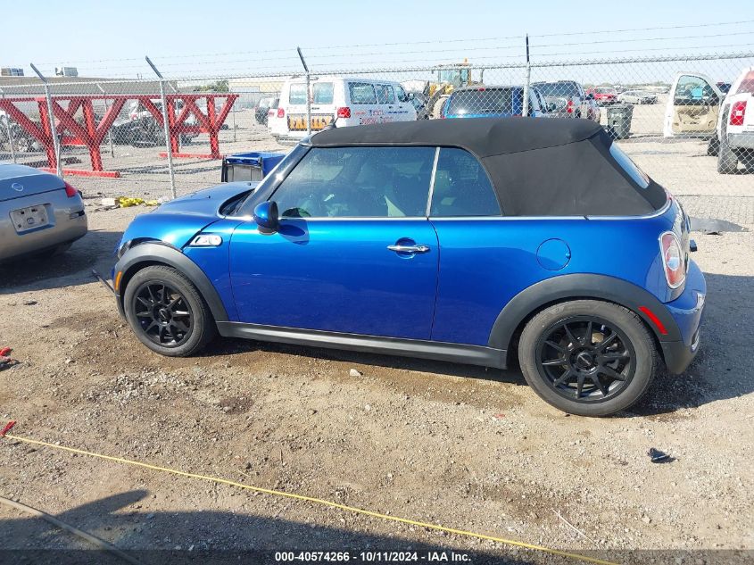 2015 Mini Convertible Cooper S VIN: WMWZP3C58F2A91463 Lot: 40574266