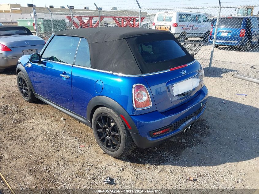 2015 Mini Convertible Cooper S VIN: WMWZP3C58F2A91463 Lot: 40574266