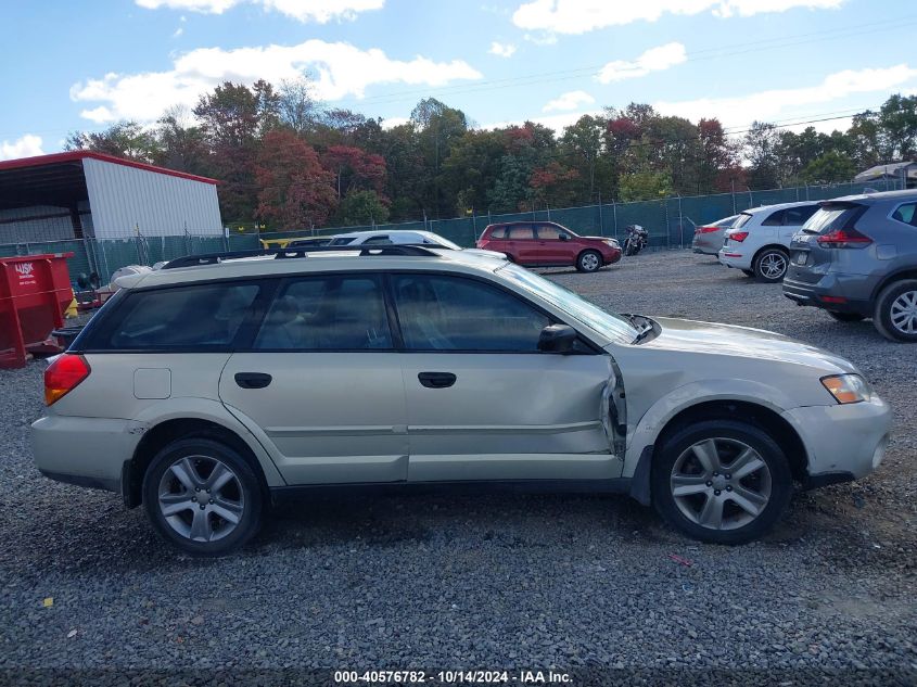 2007 Subaru Outback 2.5I/2.5I Basic/2.5I L.l. Bean Edition VIN: 4S4BP61C877341935 Lot: 40576782