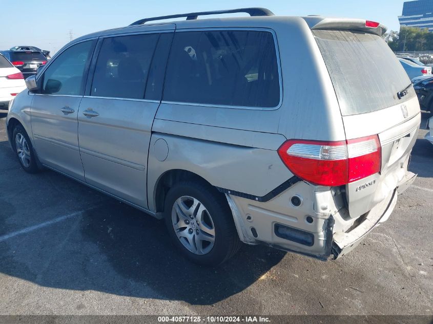 2007 Honda Odyssey Ex-L VIN: 5FNRL38757B413500 Lot: 40577125