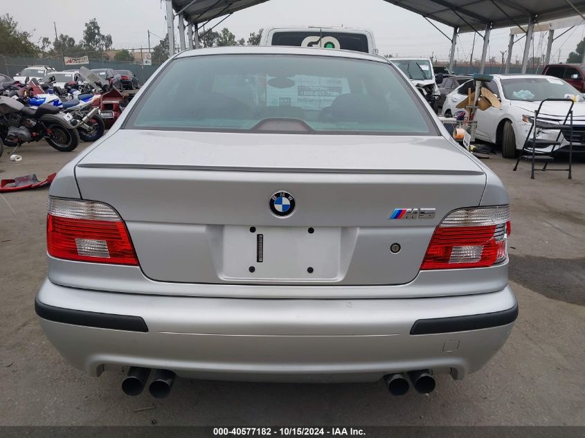 2002 BMW M5 VIN: WBSDE93442CF91128 Lot: 40577182