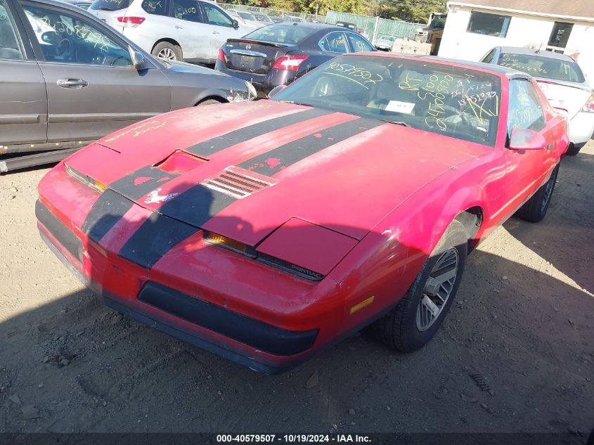 1986 Pontiac Firebird Se VIN: 1G2FX87S8GN224887 Lot: 40579507