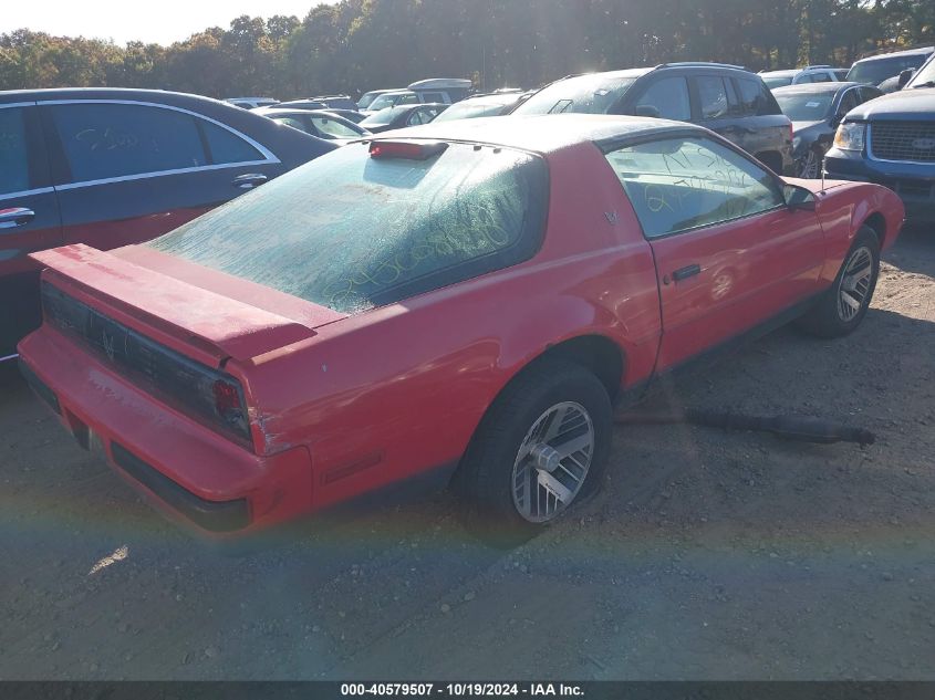 1986 Pontiac Firebird Se VIN: 1G2FX87S8GN224887 Lot: 40579507