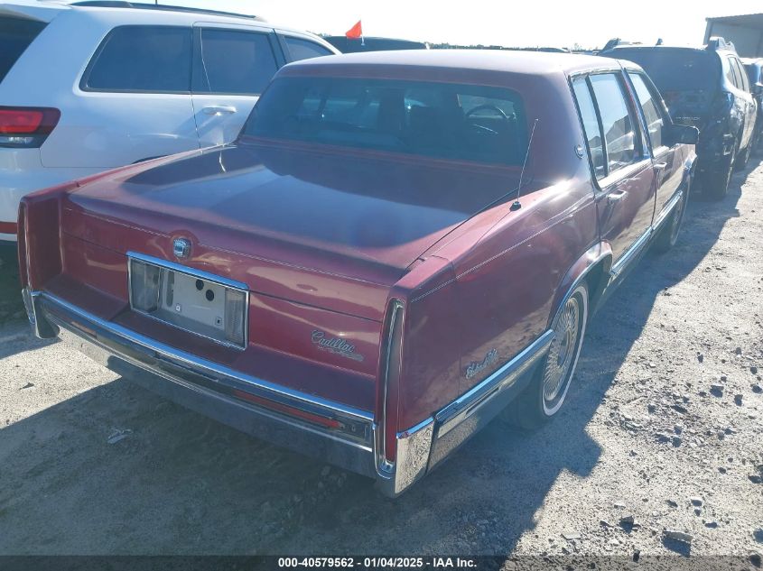 1991 Cadillac Deville VIN: 1G6CD53B3M4269994 Lot: 40579562