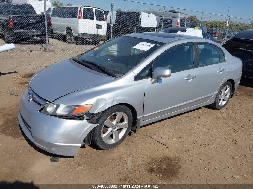 2008 Honda Civic Ex VIN: 1HGFA16828L045091 Lot: 40580992