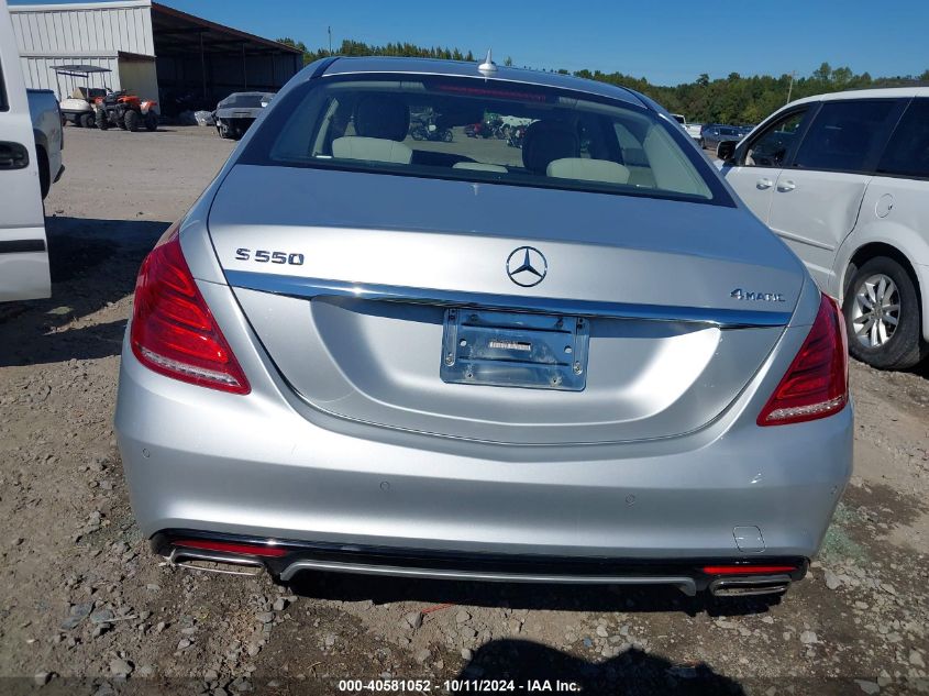 2015 Mercedes-Benz S 550 4Matic VIN: WDDUG8FB6FA069644 Lot: 40581052