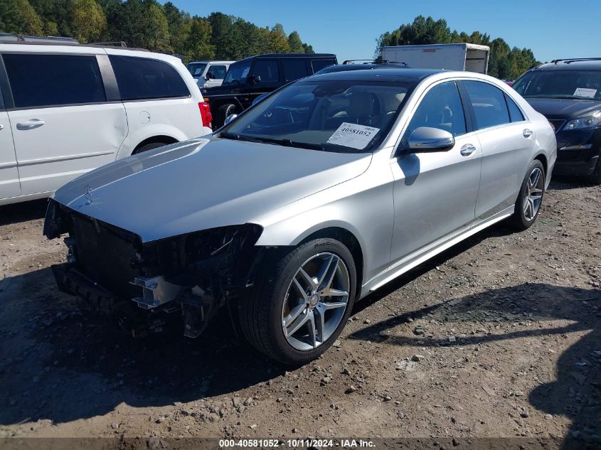 2015 Mercedes-Benz S 550 4Matic VIN: WDDUG8FB6FA069644 Lot: 40581052