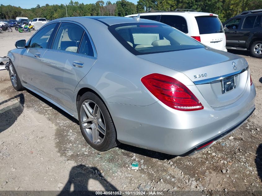 2015 Mercedes-Benz S 550 4Matic VIN: WDDUG8FB6FA069644 Lot: 40581052