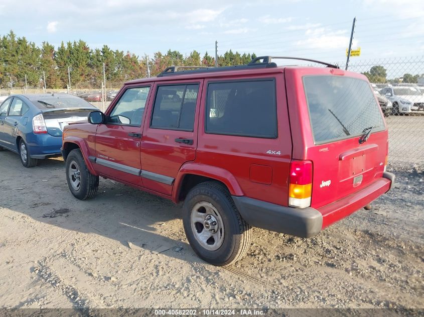 1999 Jeep Cherokee Sport/Classic VIN: 1J4FF68S1XL613104 Lot: 40582202