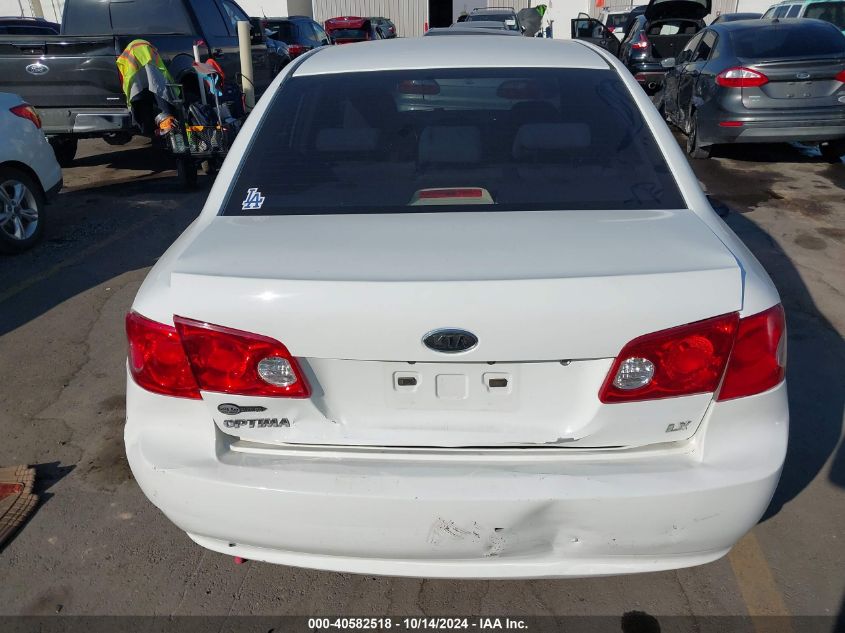 2008 Kia Optima Lx/Ex VIN: KNAGE123385250423 Lot: 40582518