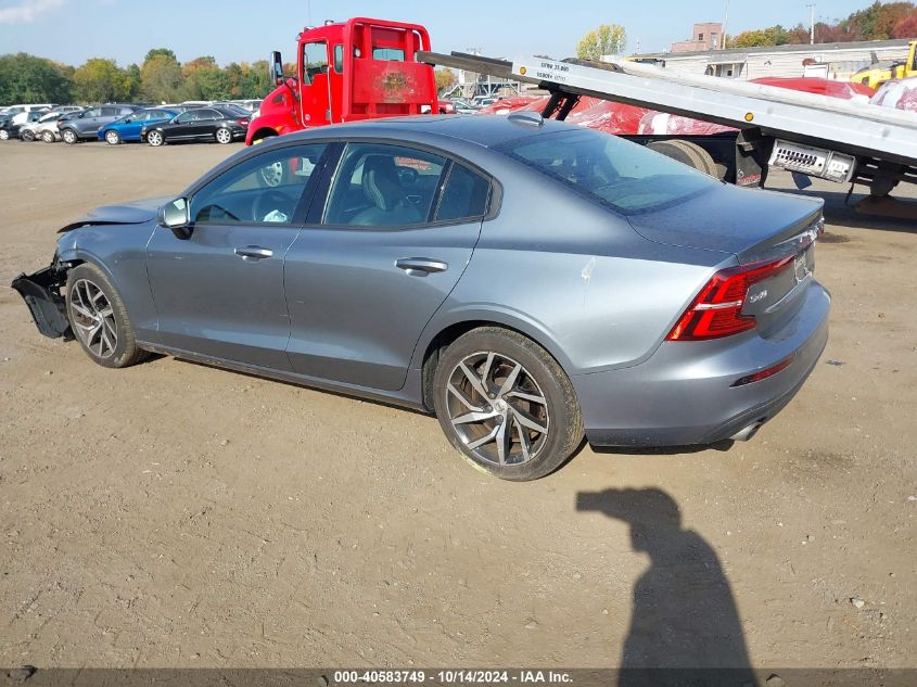 2020 Volvo S60 T6 Momentum VIN: 7JRA22TK6LG063110 Lot: 40583749