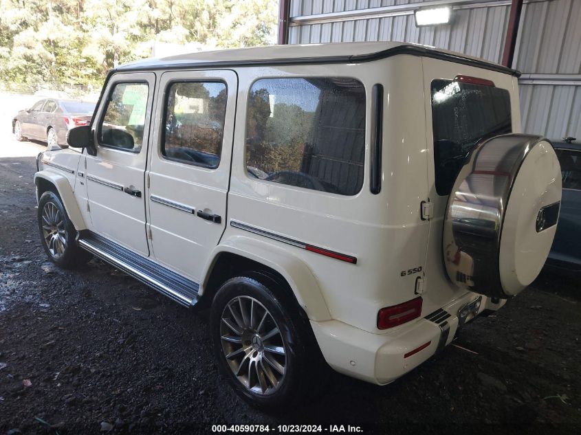 2019 Mercedes-Benz G 550 4Matic VIN: WDCYC6BJ3KX312384 Lot: 40590784