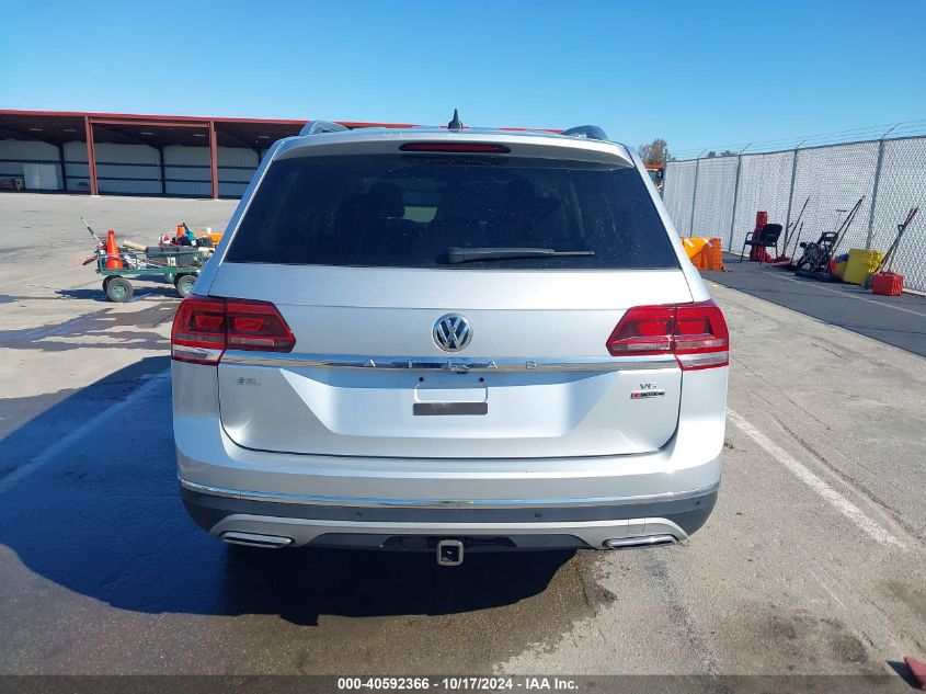 2018 Volkswagen Atlas 3.6L V6 Sel VIN: 1V2MR2CA6JC522315 Lot: 40592366