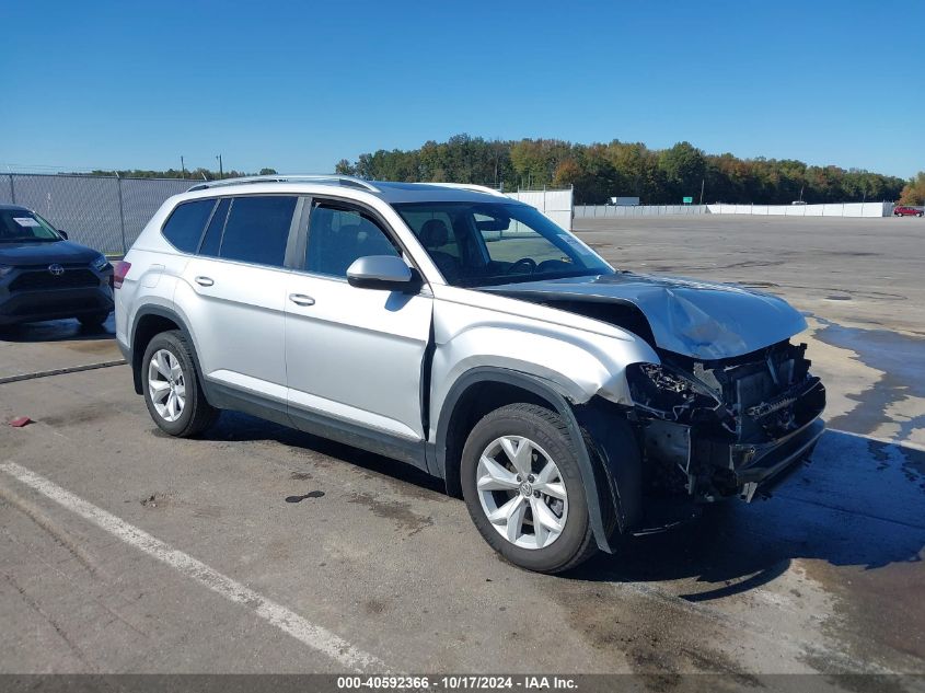 2018 Volkswagen Atlas 3.6L V6 Sel VIN: 1V2MR2CA6JC522315 Lot: 40592366