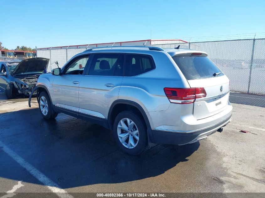 2018 Volkswagen Atlas 3.6L V6 Sel VIN: 1V2MR2CA6JC522315 Lot: 40592366