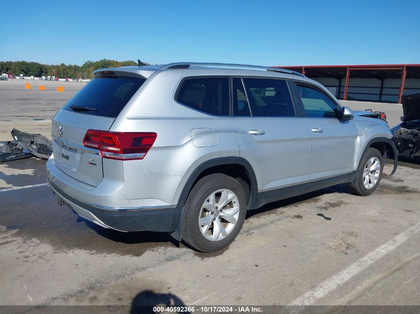 2018 Volkswagen Atlas 3.6L V6 Sel VIN: 1V2MR2CA6JC522315 Lot: 40592366