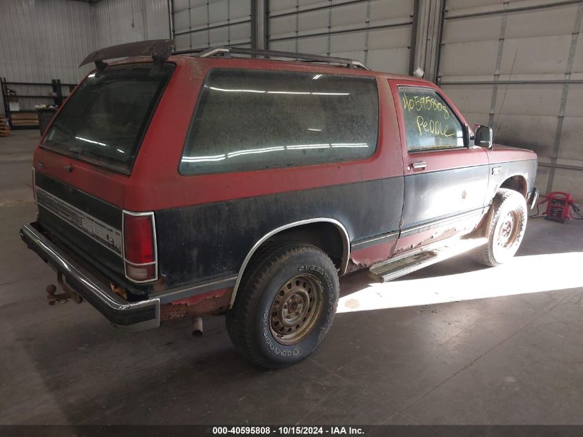 1986 Chevrolet Blazer S10 VIN: 1G8CT18RXG8136977 Lot: 40595808