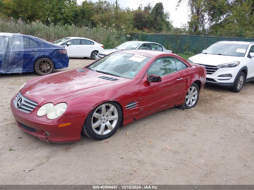 2003 Mercedes-Benz Sl 500 VIN: WDBSK75F53F006689 Lot: 40596697