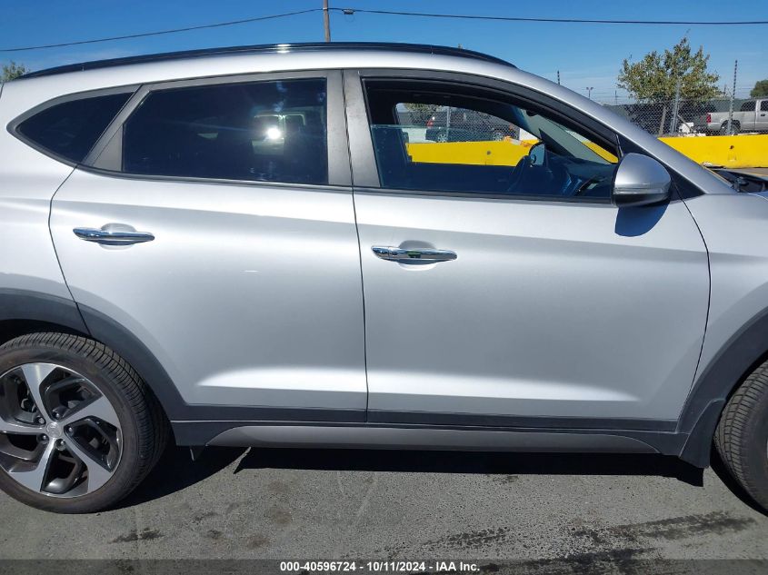 2016 Hyundai Tucson Limited VIN: KM8J3CA26GU267574 Lot: 40596724