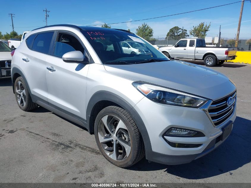 2016 Hyundai Tucson Limited VIN: KM8J3CA26GU267574 Lot: 40596724