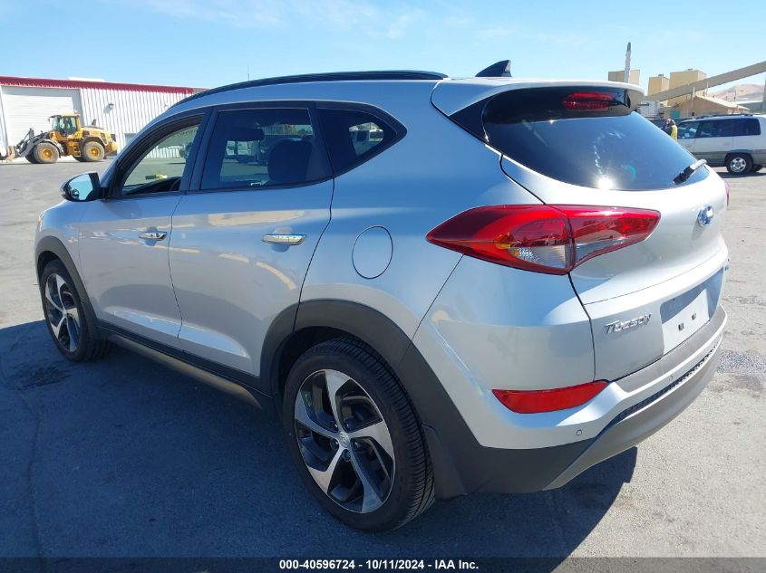 2016 Hyundai Tucson Limited VIN: KM8J3CA26GU267574 Lot: 40596724