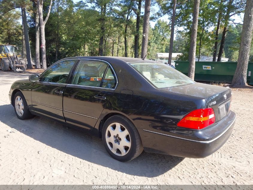 2003 Lexus Ls 430 430 VIN: JTHBN30F430115252 Lot: 40598450