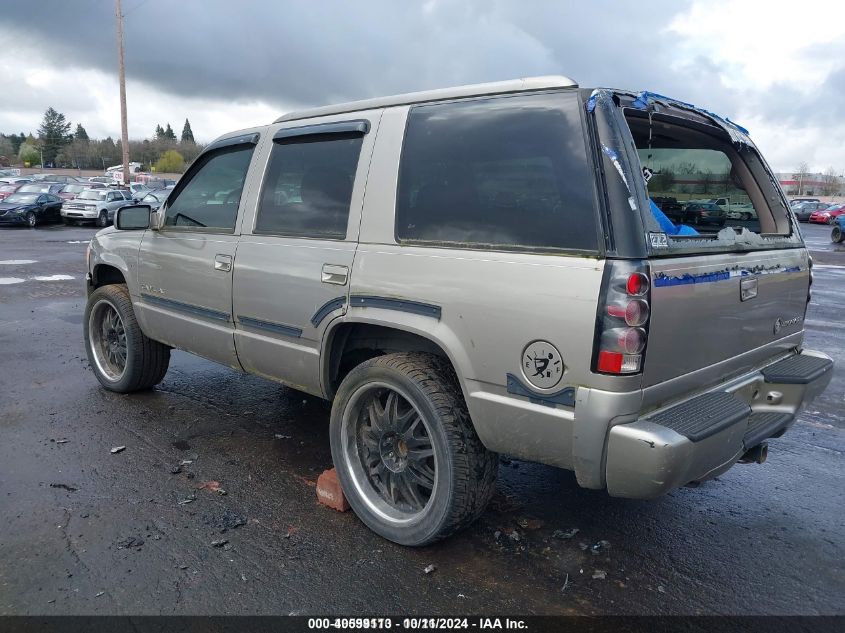 1999 Cadillac Escalade VIN: 1GYEK13R4XR41096 Lot: 40599113