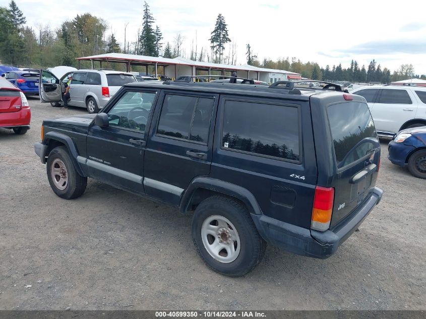 1999 Jeep Cherokee Classic/Sport VIN: 1J4FF68S3XL615307 Lot: 40599350