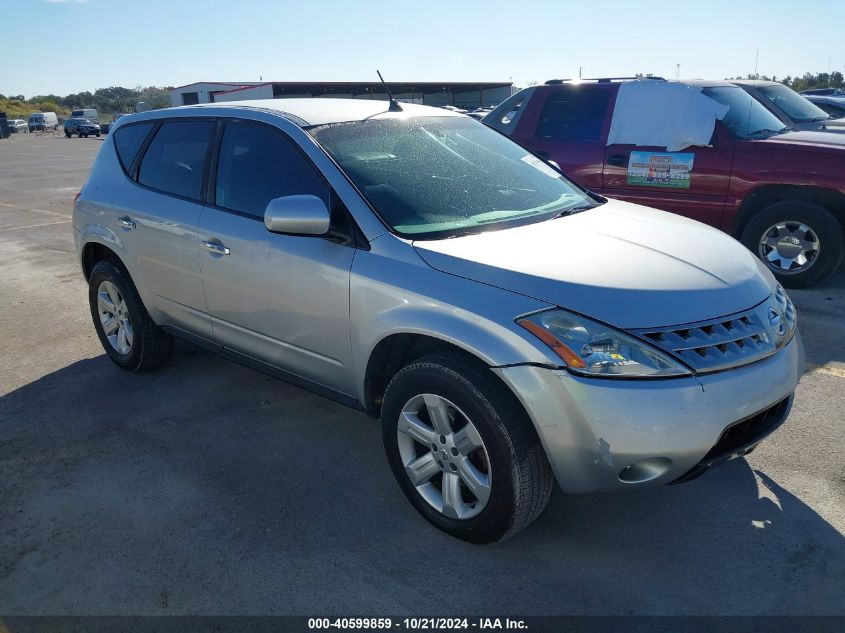 2006 Nissan Murano S VIN: JN8AZ08W56W510096 Lot: 40599859