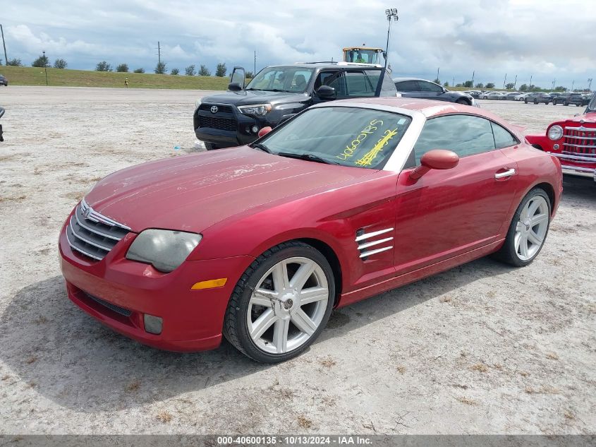 2004 Chrysler Crossfire VIN: 1C3AN69L44X015639 Lot: 40600135