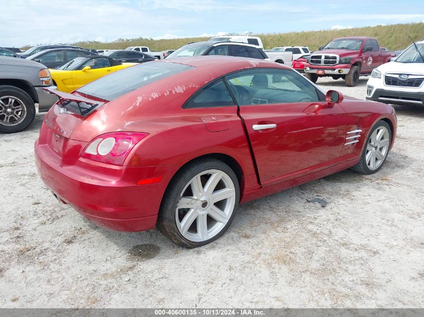 2004 Chrysler Crossfire VIN: 1C3AN69L44X015639 Lot: 40600135