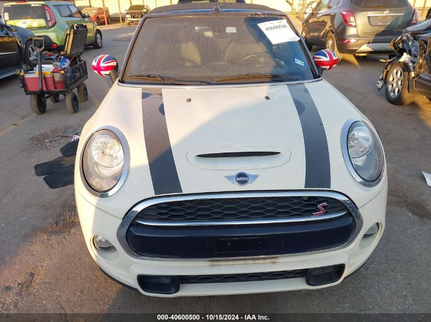 2016 Mini Convertible Cooper S VIN: WMWWG9C59G3C22126 Lot: 40600500