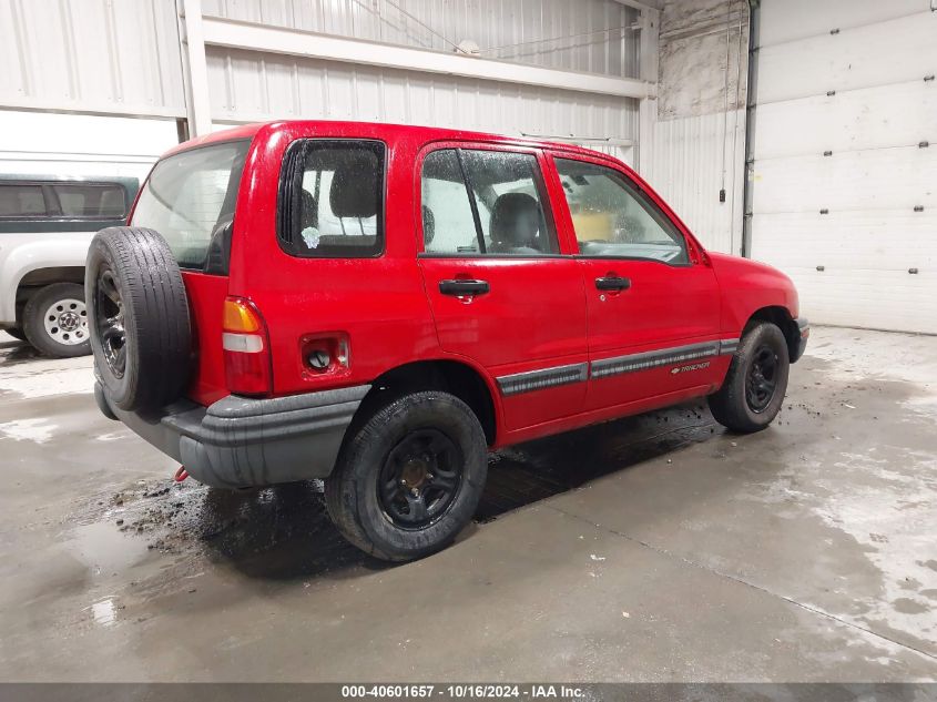 1999 Chevrolet Tracker VIN: 2CNBJ13C0X6932505 Lot: 40601657