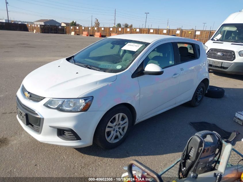 2020 Chevrolet Sonic Fwd 1Fl 5-Door VIN: 1G1JG6SB1L4108862 Lot: 40602305