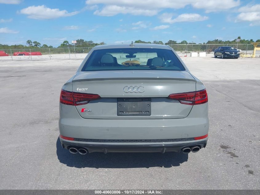 2019 Audi S4 Premium Plus VIN: WAUB4AF49KA115784 Lot: 40603806