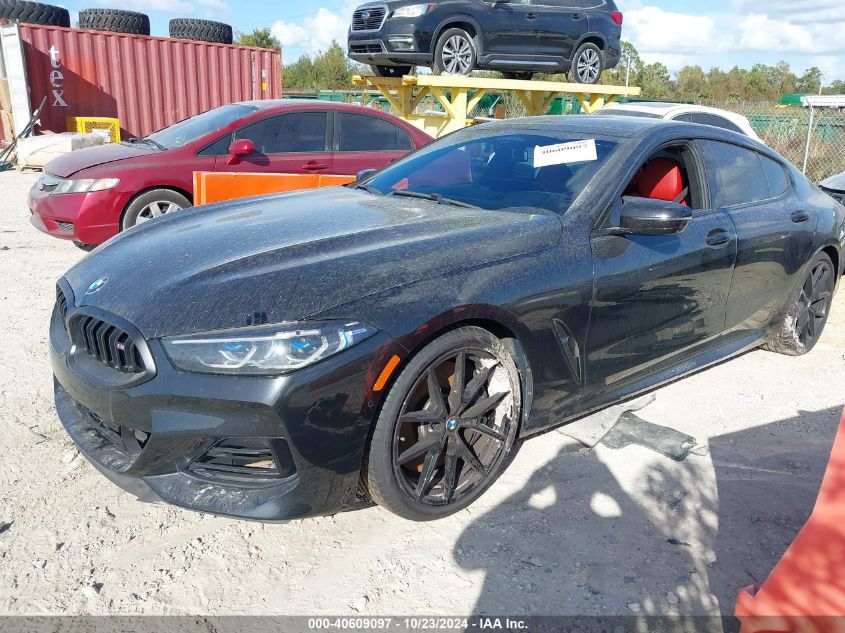 2024 BMW M850I Gran Coupe xDrive VIN: WBAGV8C05RCP08506 Lot: 40609097