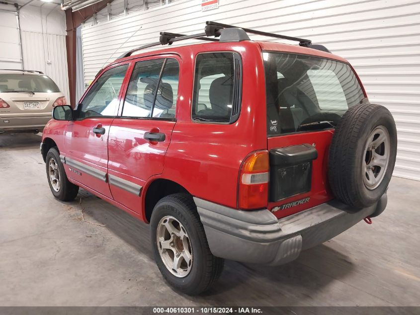 2001 Chevrolet Tracker Hard Top Base VIN: 2CNBJ13C516900656 Lot: 40610301