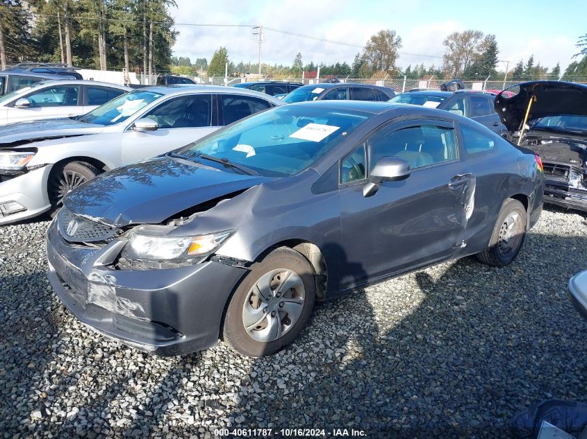 2013 Honda Civic Lx VIN: 2HGFG3B52DH501569 Lot: 40611787