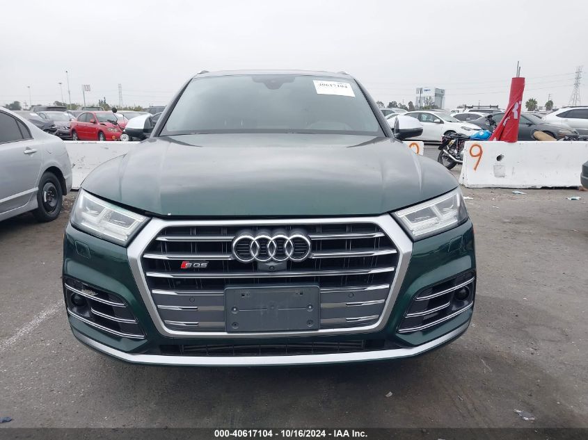 2018 Audi Sq5 3.0T Premium Plus VIN: WA1C4AFY8J2046941 Lot: 40617104