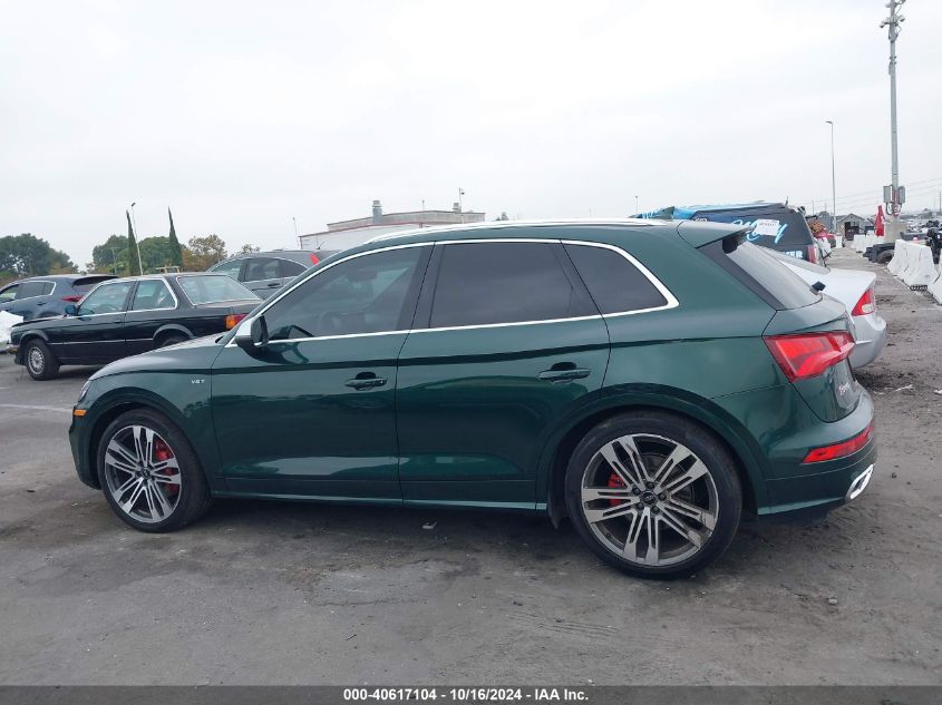 2018 Audi Sq5 3.0T Premium Plus VIN: WA1C4AFY8J2046941 Lot: 40617104