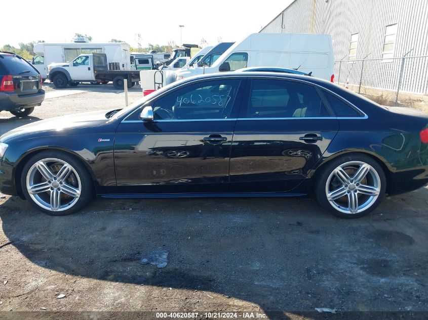 2016 Audi S4 3.0T Premium Plus VIN: WAUDGAFL6GA011039 Lot: 40620587