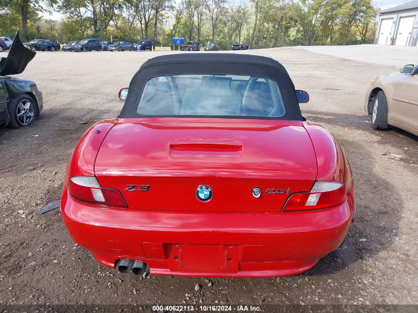 2002 BMW Z3 2.5I VIN: 4USCN33492LM06949 Lot: 40622113