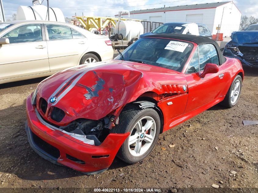 2002 BMW Z3 2.5I VIN: 4USCN33492LM06949 Lot: 40622113