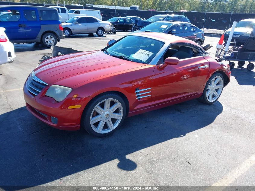 2004 Chrysler Crossfire VIN: 1C3AN69L64X016548 Lot: 40624158