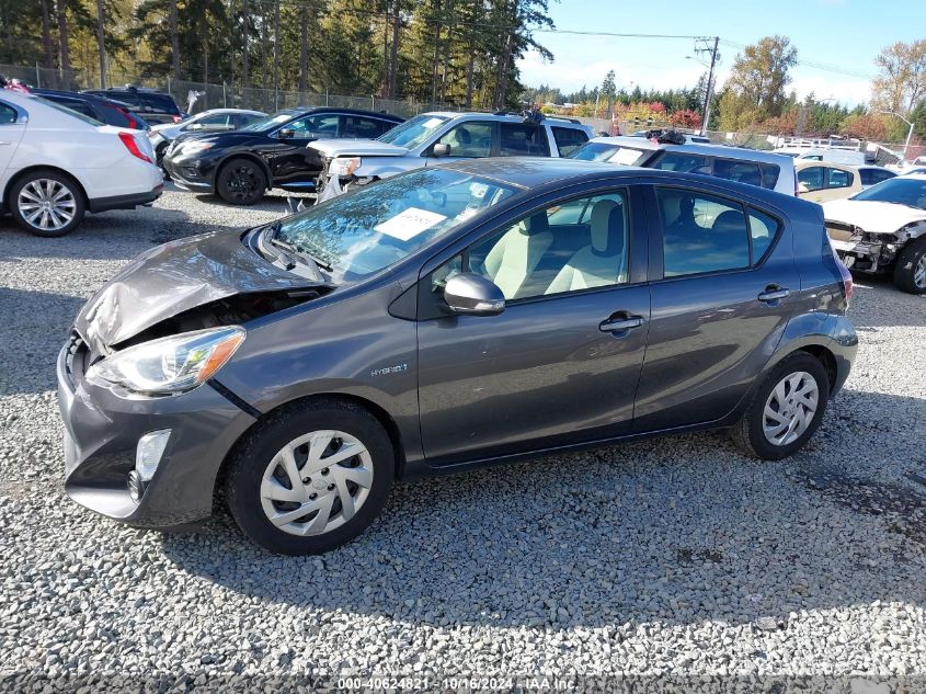 2015 Toyota Prius C One VIN: JTDKDTB35F1578295 Lot: 40624821