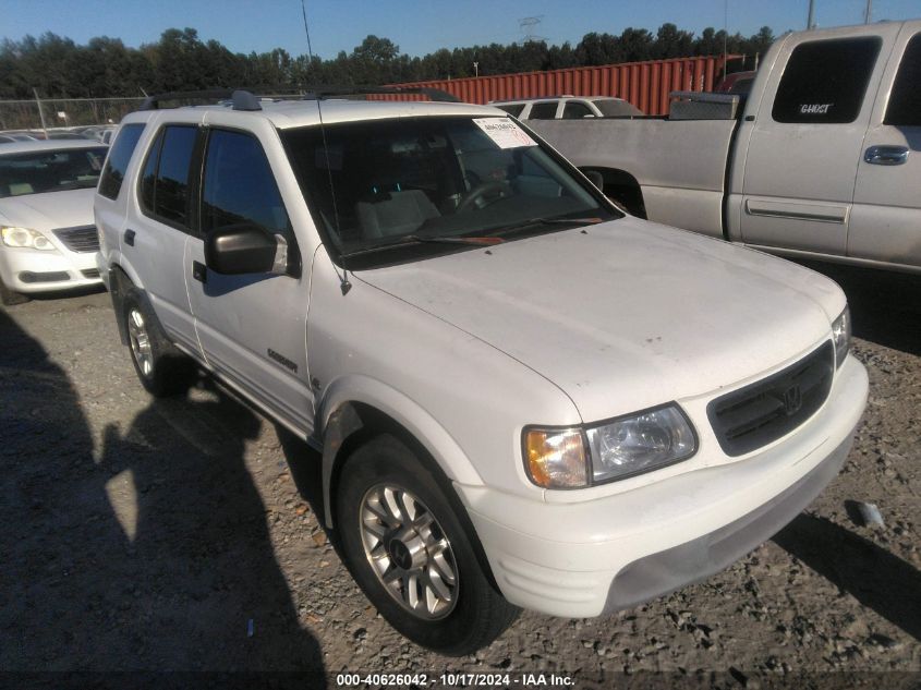 2001 Honda Passport Ex/Lx VIN: 4S6CK58WX14401095 Lot: 40626042