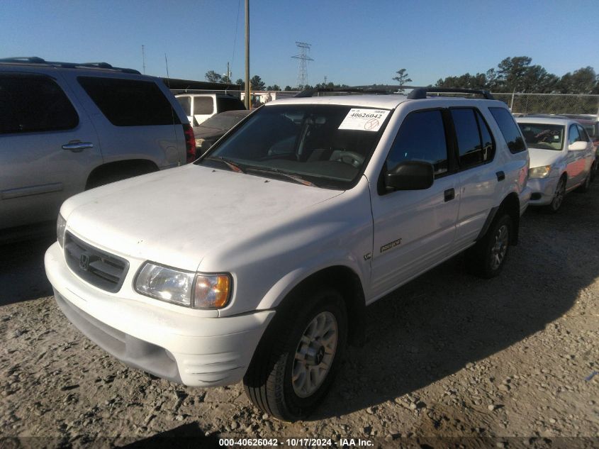 2001 Honda Passport Ex/Lx VIN: 4S6CK58WX14401095 Lot: 40626042